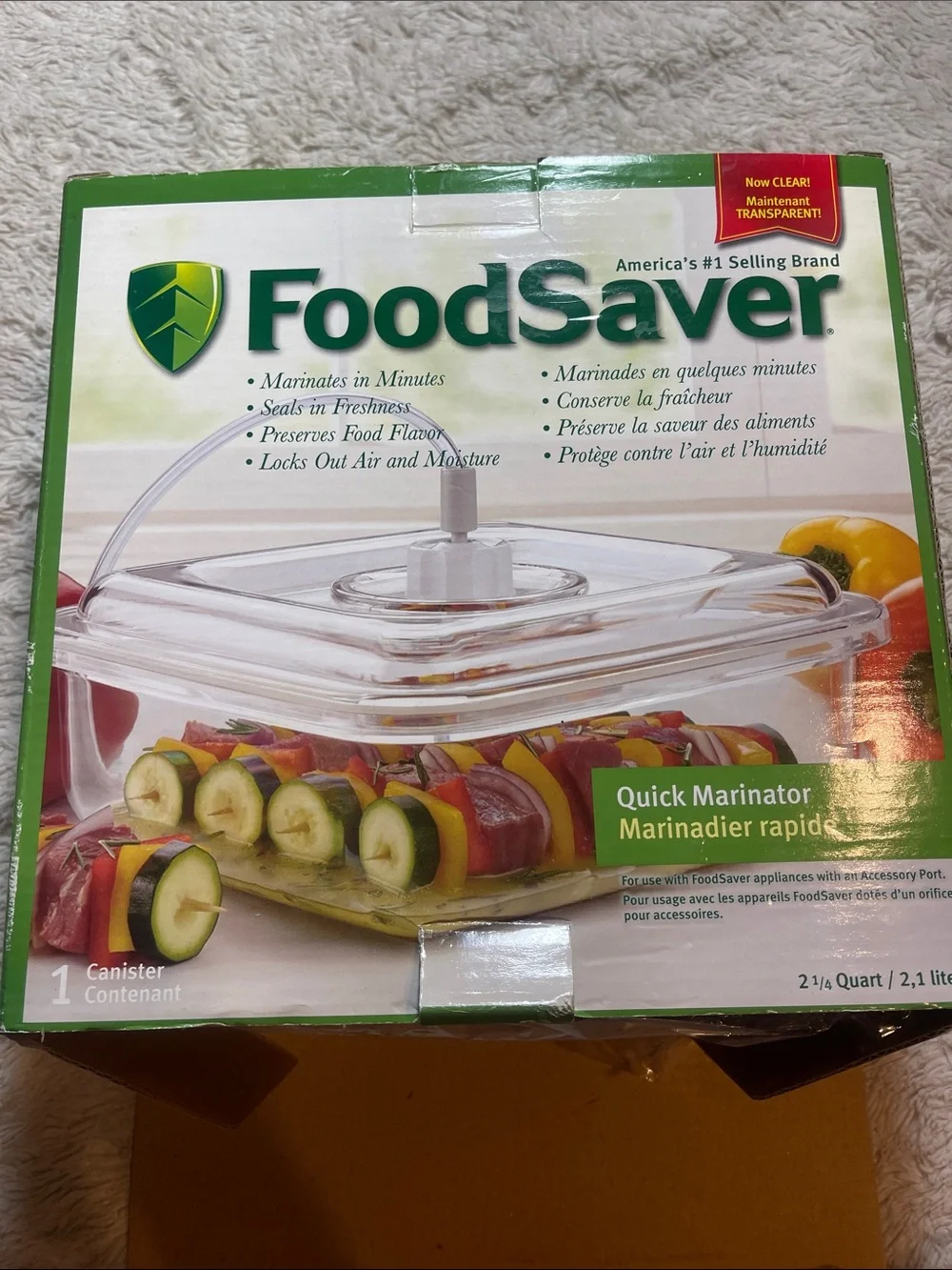 Food saver Quick Marinator - NEW